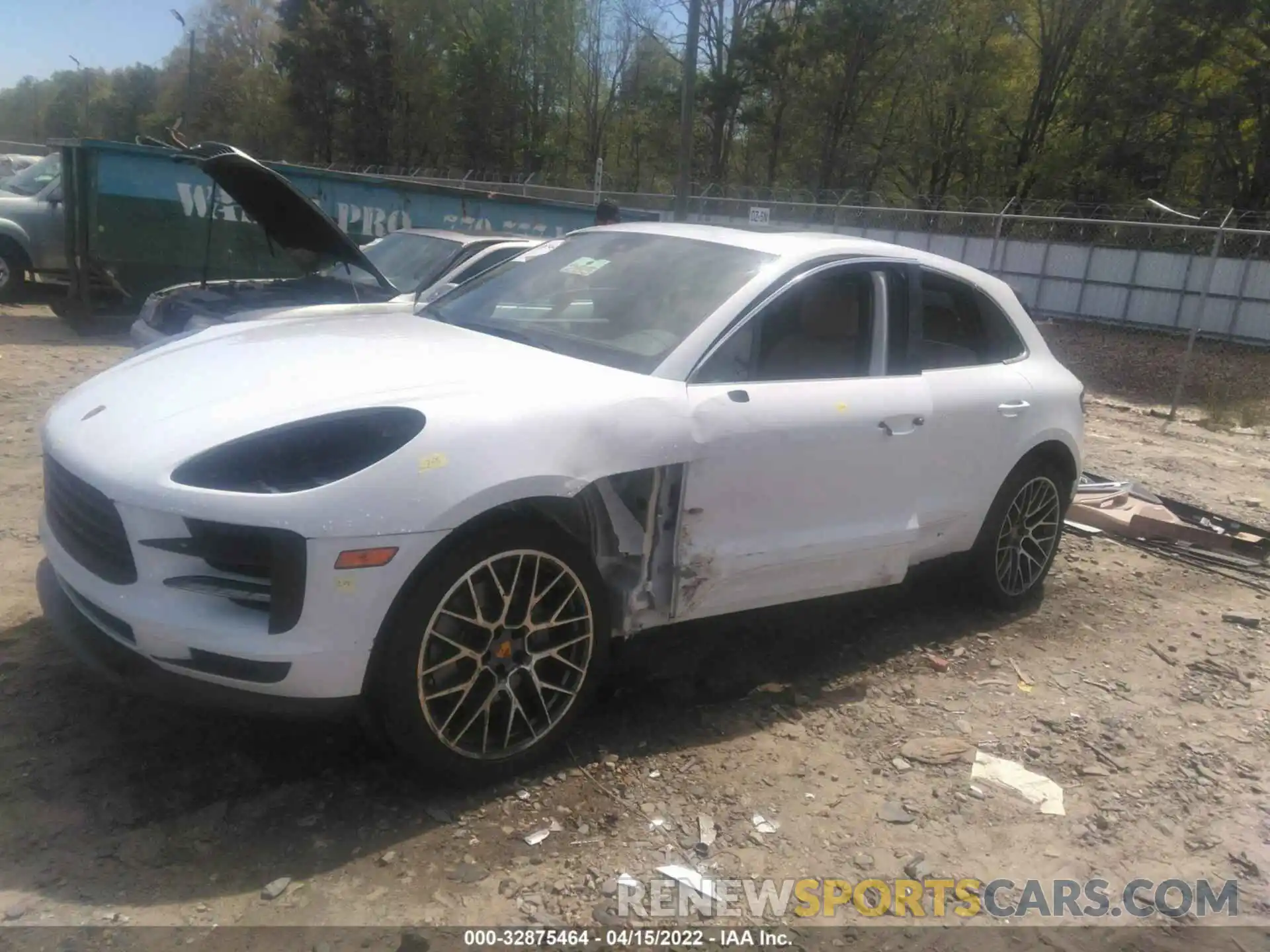 2 Photograph of a damaged car WP1AB2A53MLB37067 PORSCHE MACAN 2021