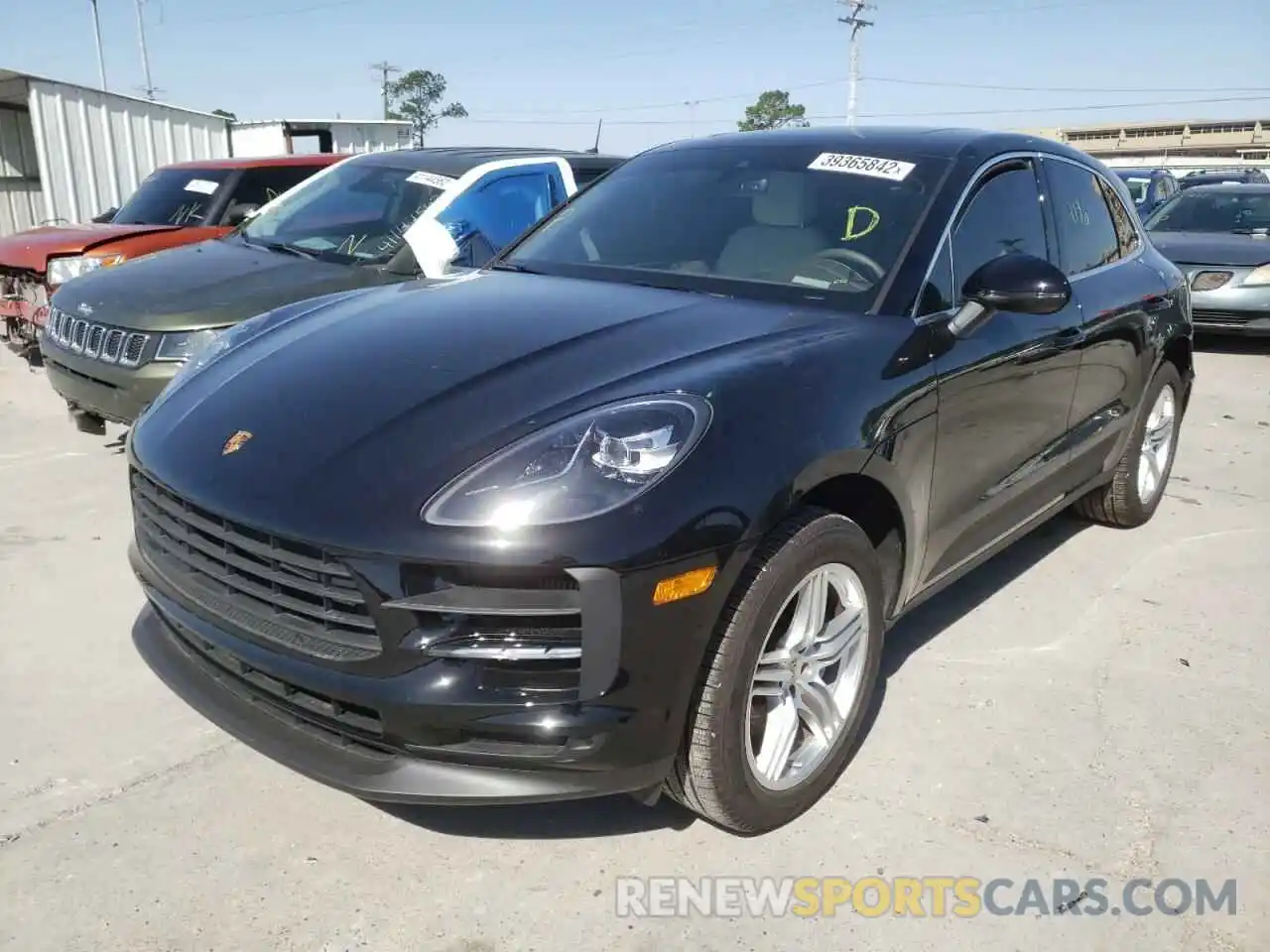 2 Photograph of a damaged car WP1AB2A53MLB37697 PORSCHE MACAN 2021