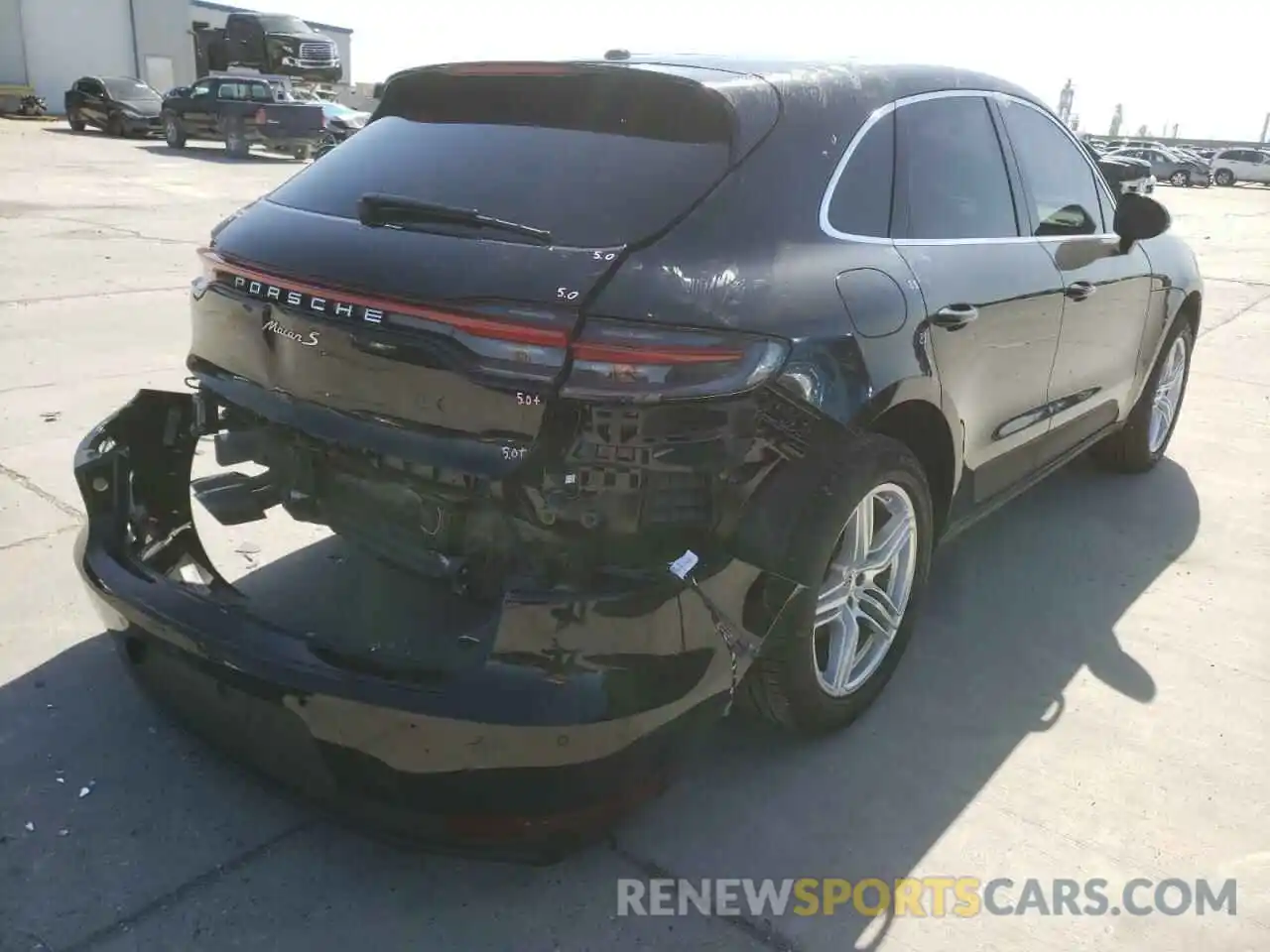 4 Photograph of a damaged car WP1AB2A53MLB37697 PORSCHE MACAN 2021