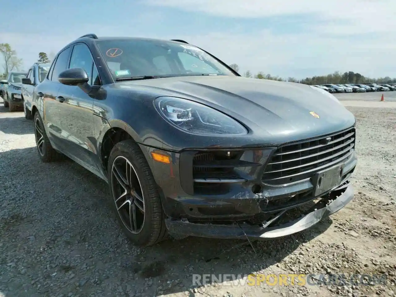 1 Photograph of a damaged car WP1AB2A54MLB30578 PORSCHE MACAN 2021