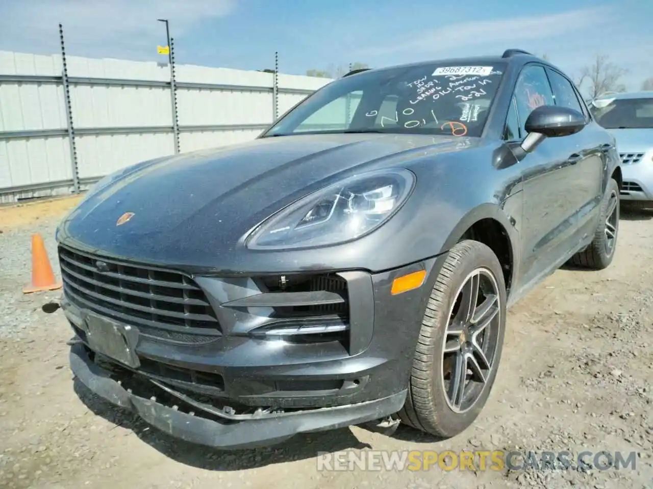 2 Photograph of a damaged car WP1AB2A54MLB30578 PORSCHE MACAN 2021