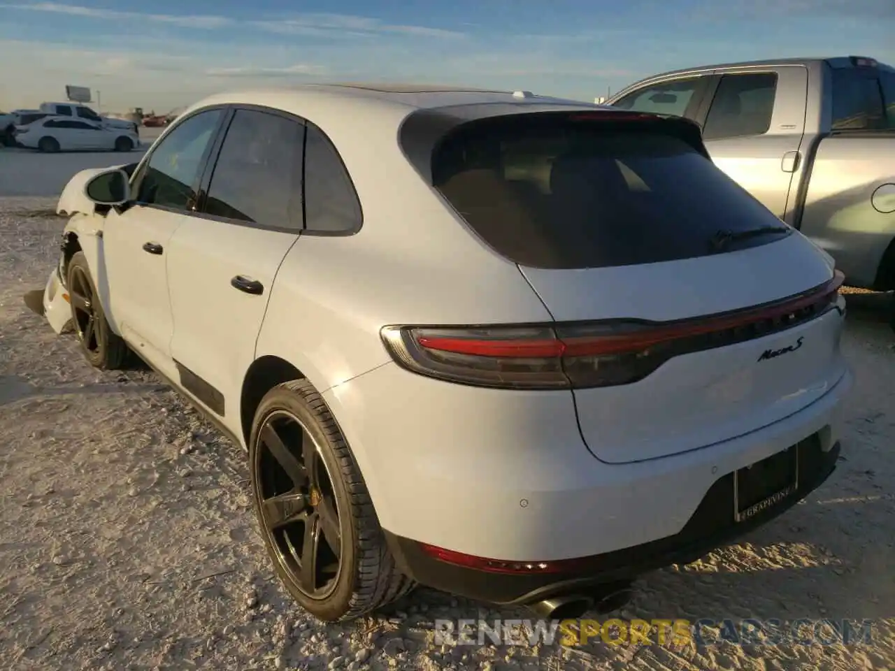 3 Photograph of a damaged car WP1AB2A54MLB33786 PORSCHE MACAN 2021