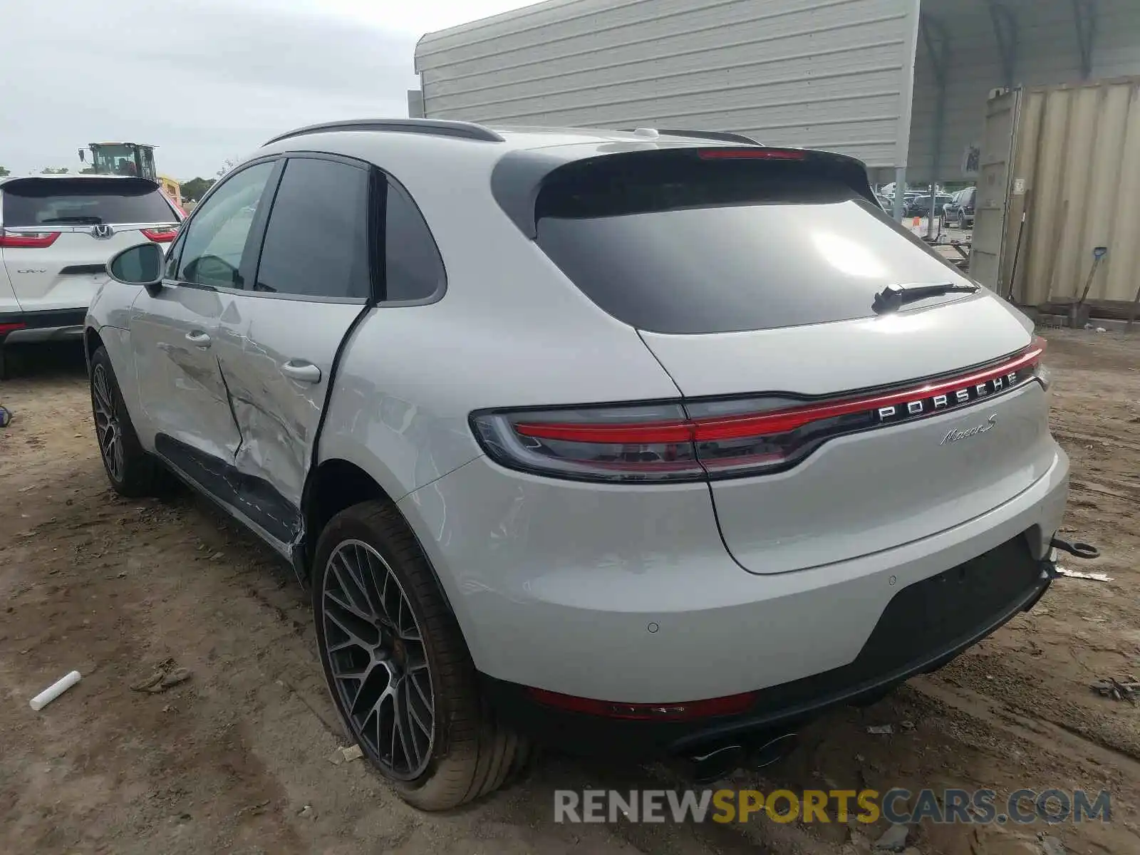 3 Photograph of a damaged car WP1AB2A55MLB34056 PORSCHE MACAN 2021