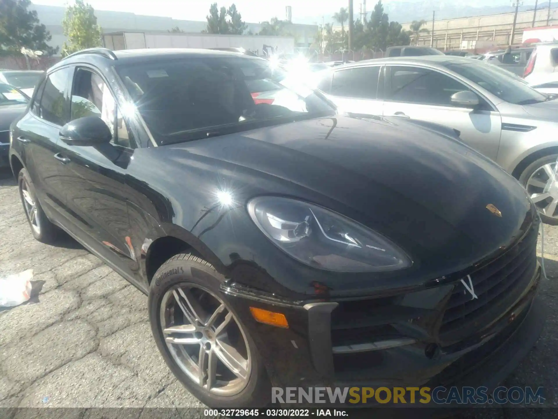 1 Photograph of a damaged car WP1AB2A55MLB35708 PORSCHE MACAN 2021