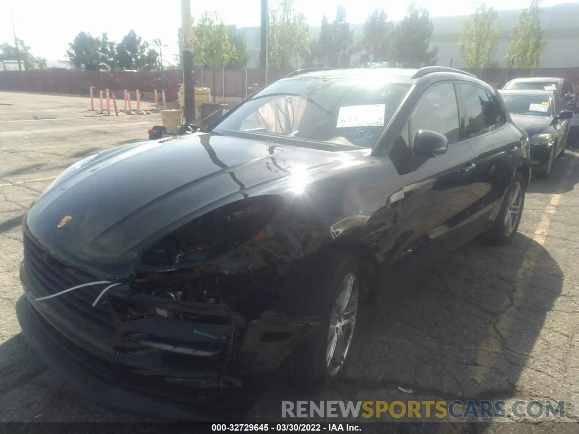 2 Photograph of a damaged car WP1AB2A55MLB35708 PORSCHE MACAN 2021