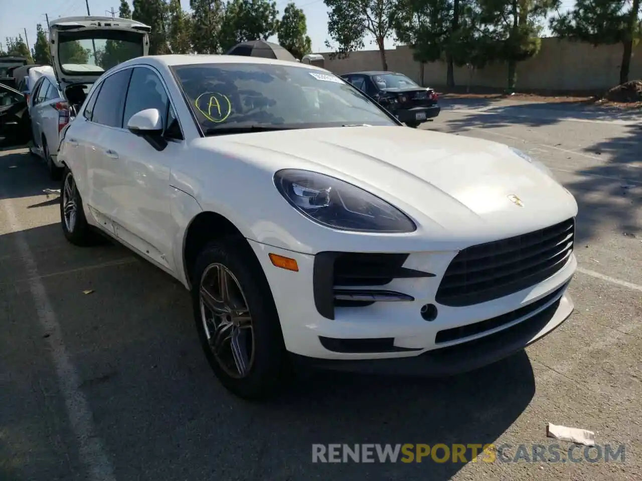 1 Photograph of a damaged car WP1AB2A55MLB35725 PORSCHE MACAN 2021