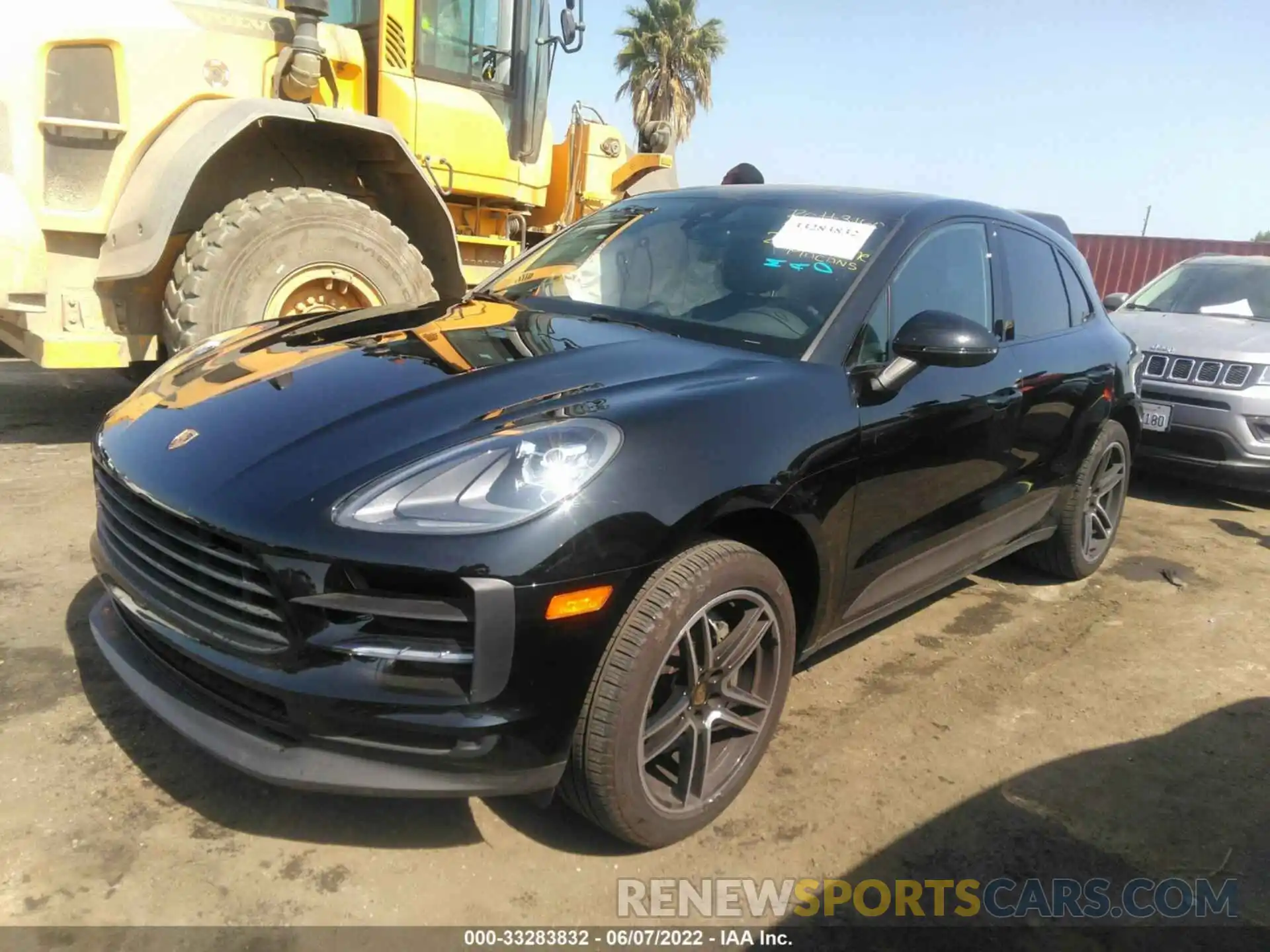 2 Photograph of a damaged car WP1AB2A56MLB30226 PORSCHE MACAN 2021