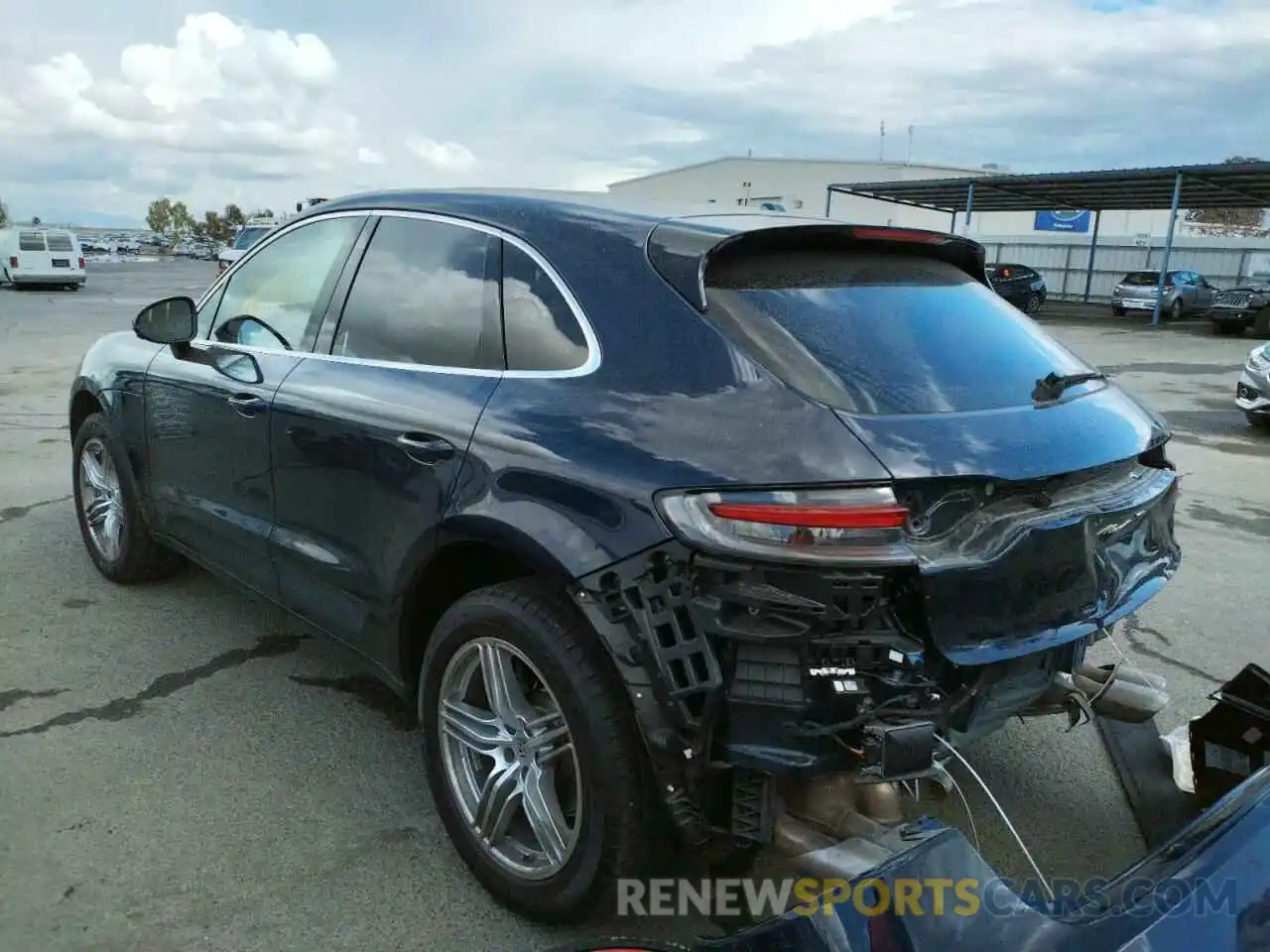 3 Photograph of a damaged car WP1AB2A56MLB33014 PORSCHE MACAN 2021