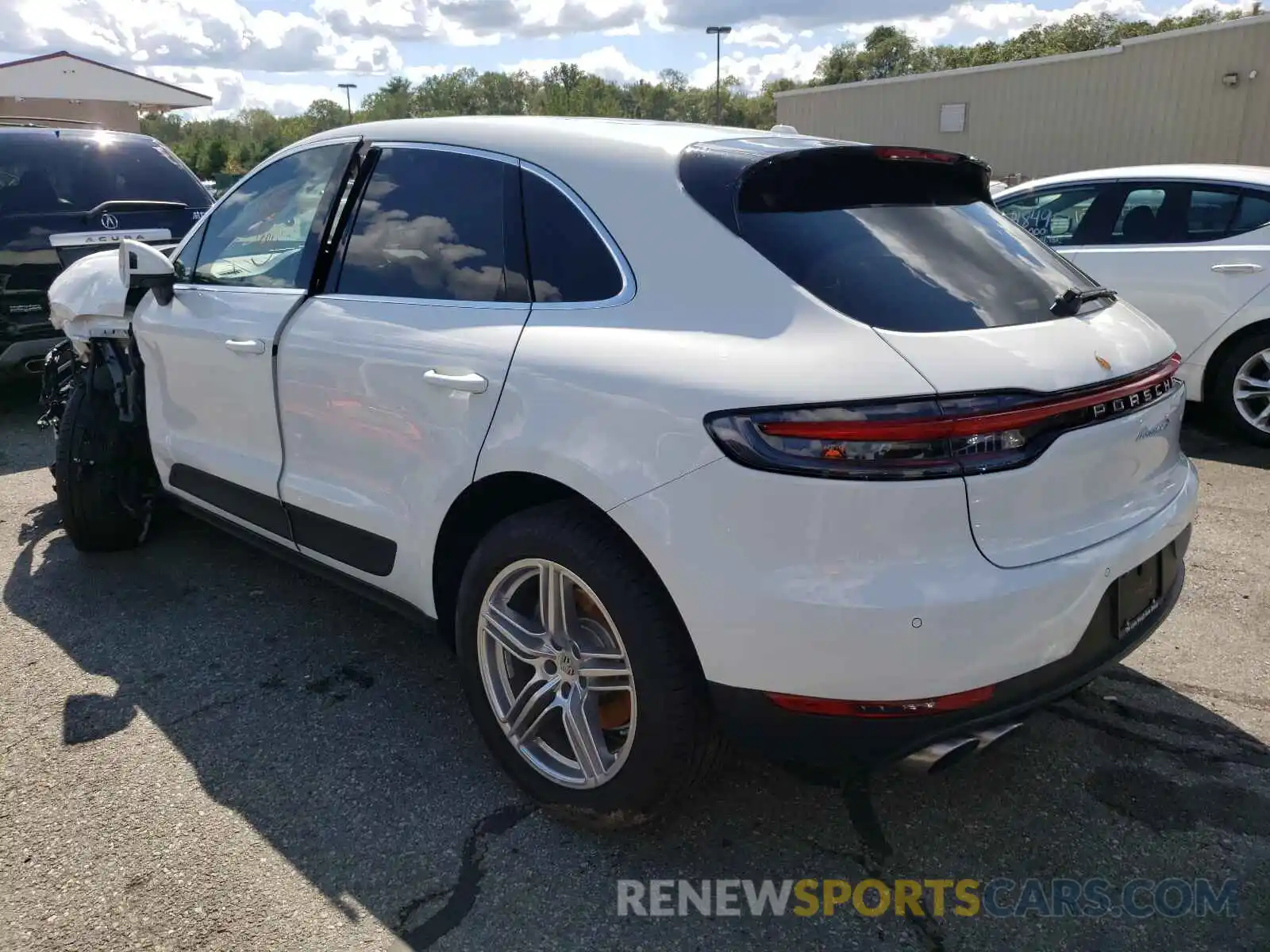 3 Photograph of a damaged car WP1AB2A56MLB34227 PORSCHE MACAN 2021