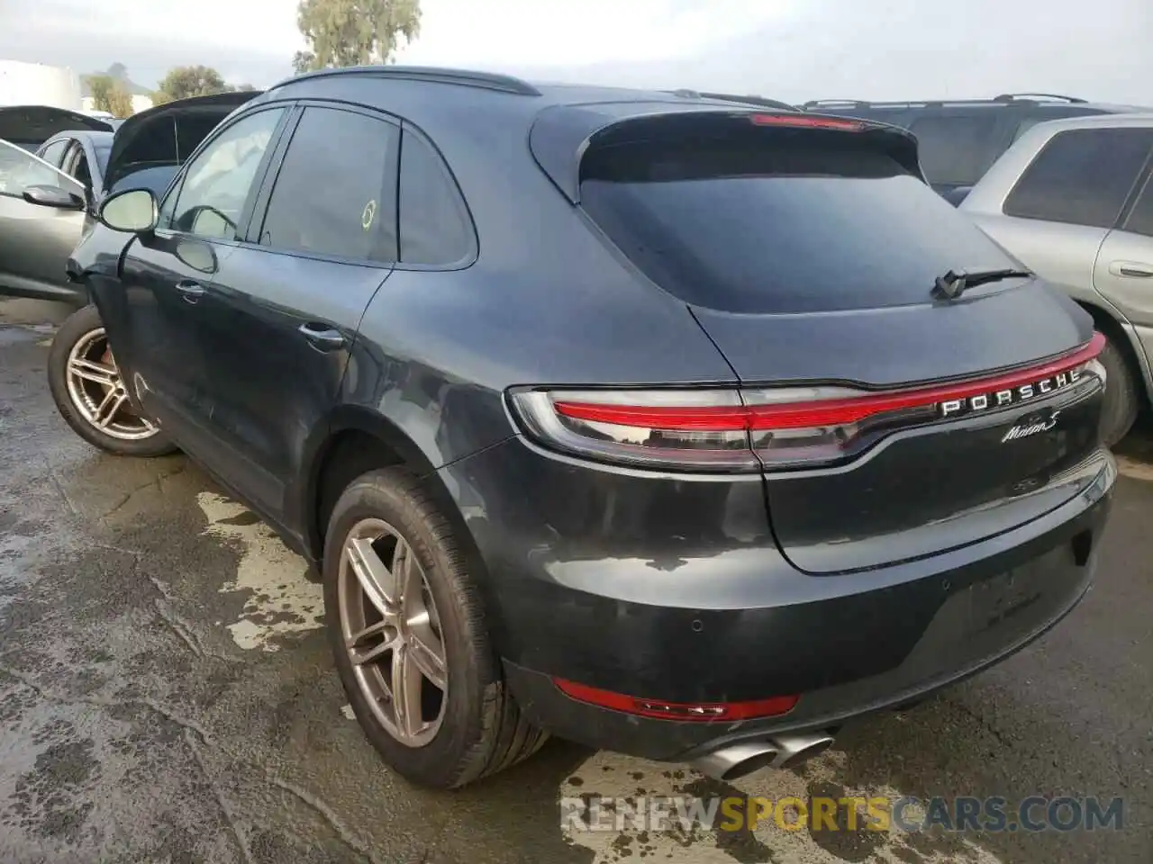 3 Photograph of a damaged car WP1AB2A56MLB35572 PORSCHE MACAN 2021