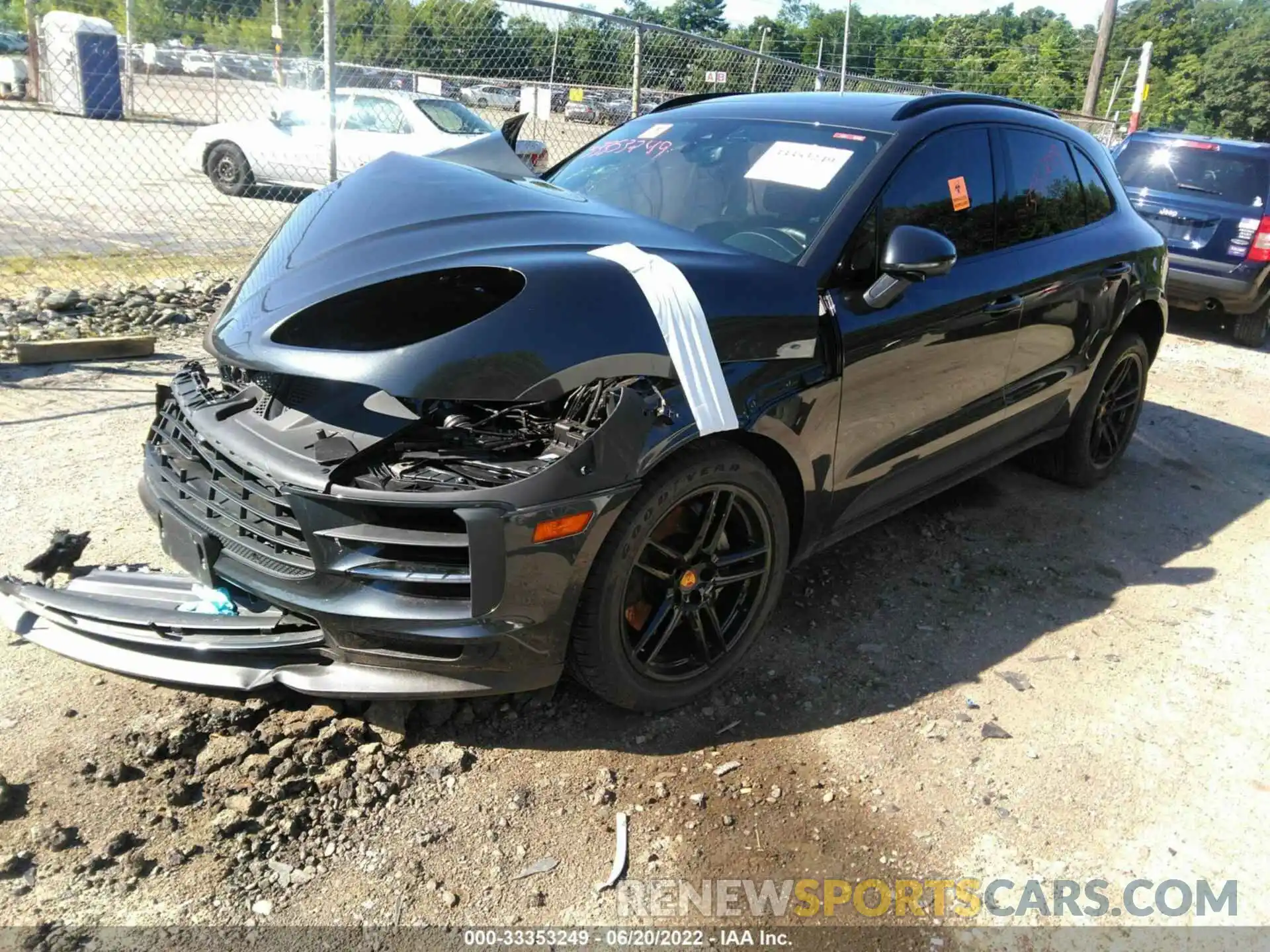 2 Photograph of a damaged car WP1AB2A56MLB38309 PORSCHE MACAN 2021