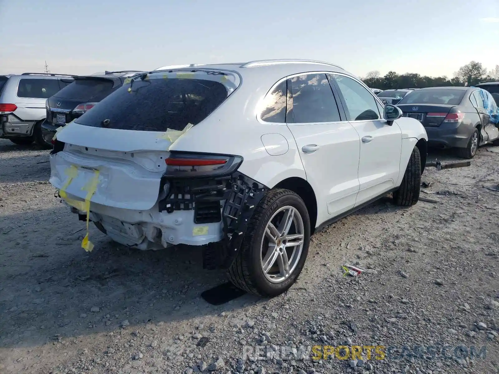 4 Photograph of a damaged car WP1AB2A57MLB30512 PORSCHE MACAN 2021