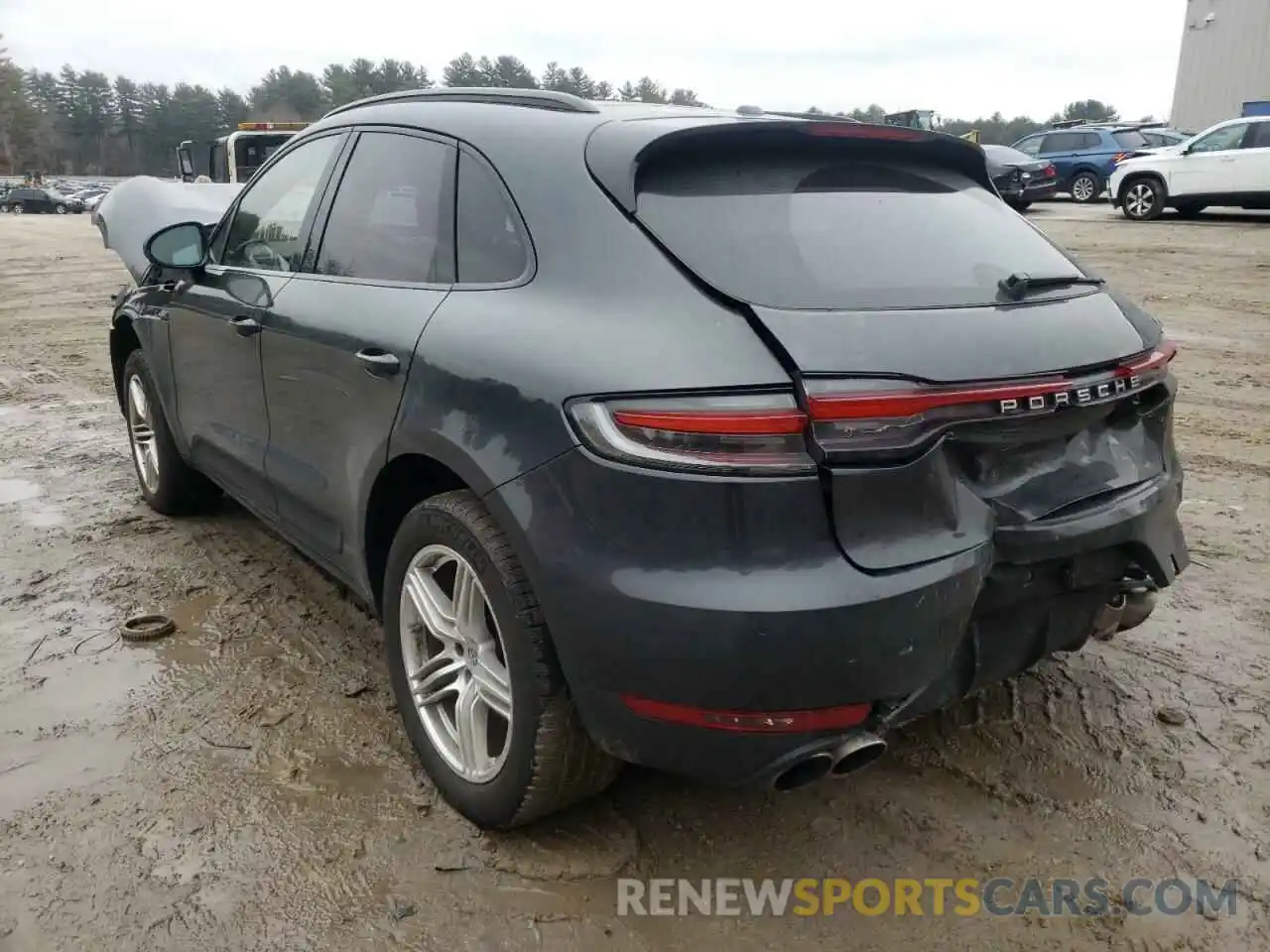 3 Фотография поврежденного автомобиля WP1AB2A57MLB30655 PORSCHE MACAN 2021