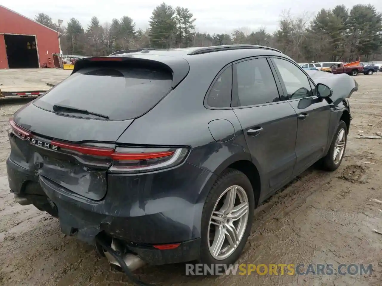 4 Photograph of a damaged car WP1AB2A57MLB30655 PORSCHE MACAN 2021