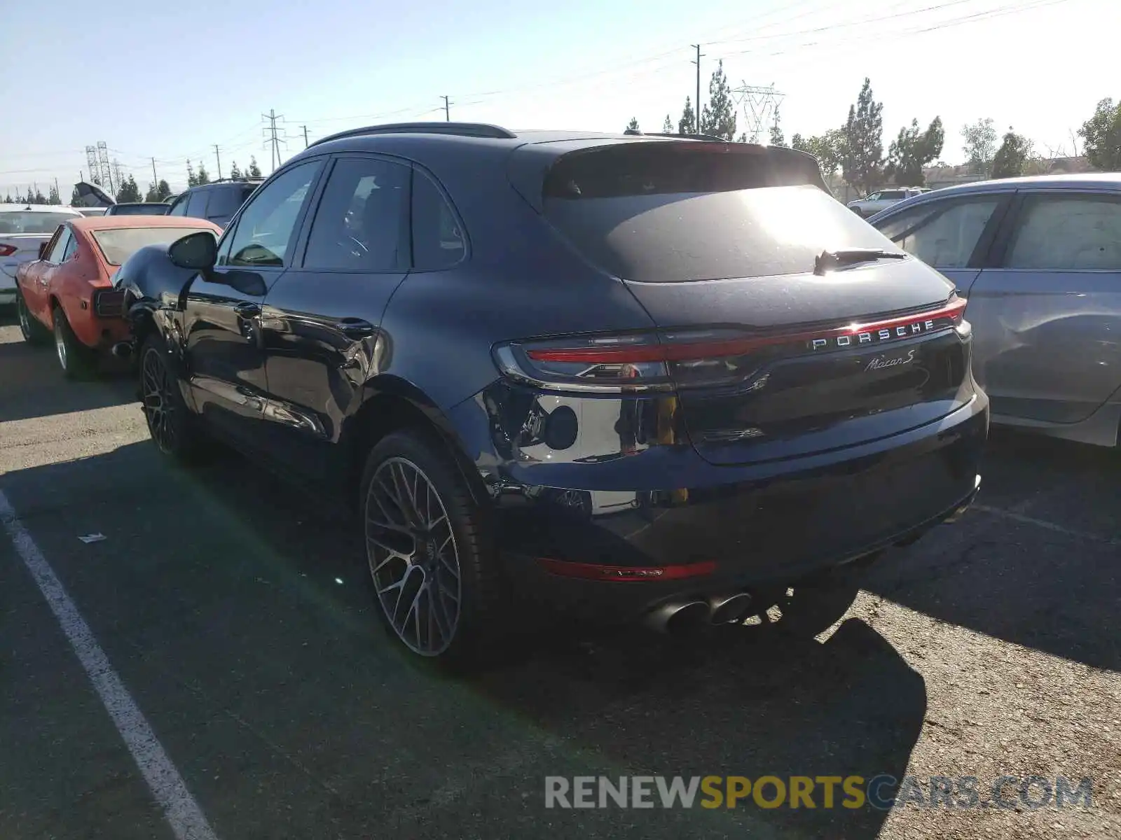 3 Photograph of a damaged car WP1AB2A57MLB31966 PORSCHE MACAN 2021