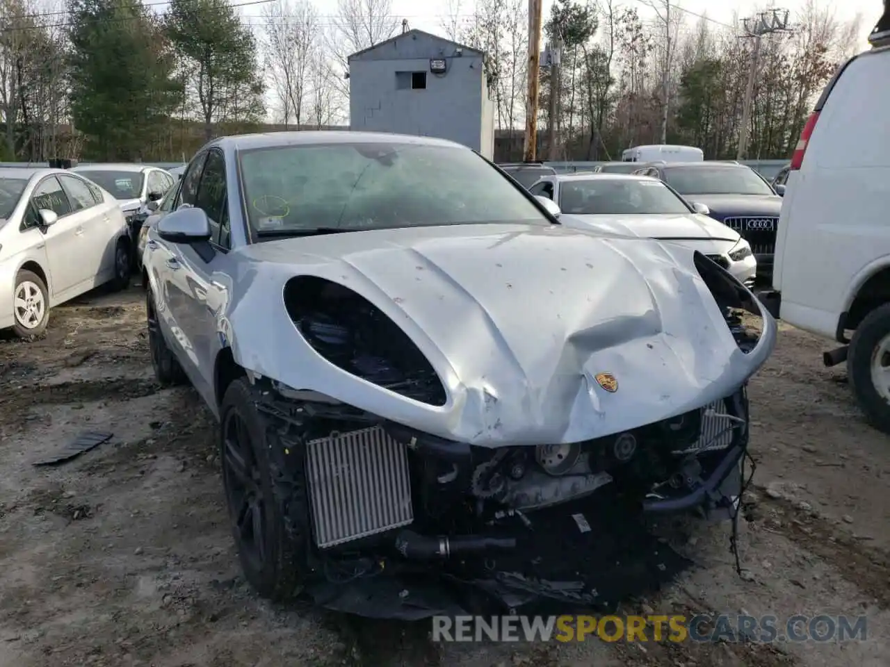 1 Photograph of a damaged car WP1AB2A57MLB32907 PORSCHE MACAN 2021