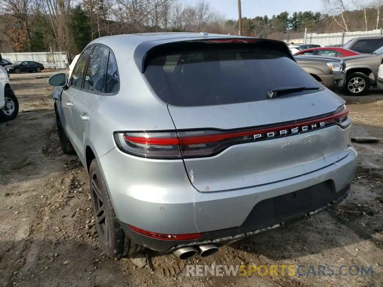 3 Photograph of a damaged car WP1AB2A57MLB32907 PORSCHE MACAN 2021