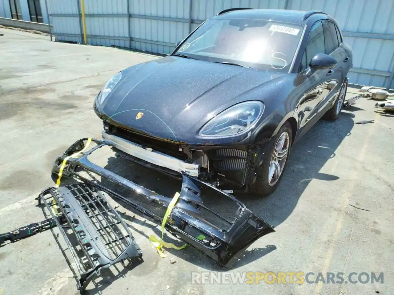 2 Photograph of a damaged car WP1AB2A57MLB37038 PORSCHE MACAN 2021