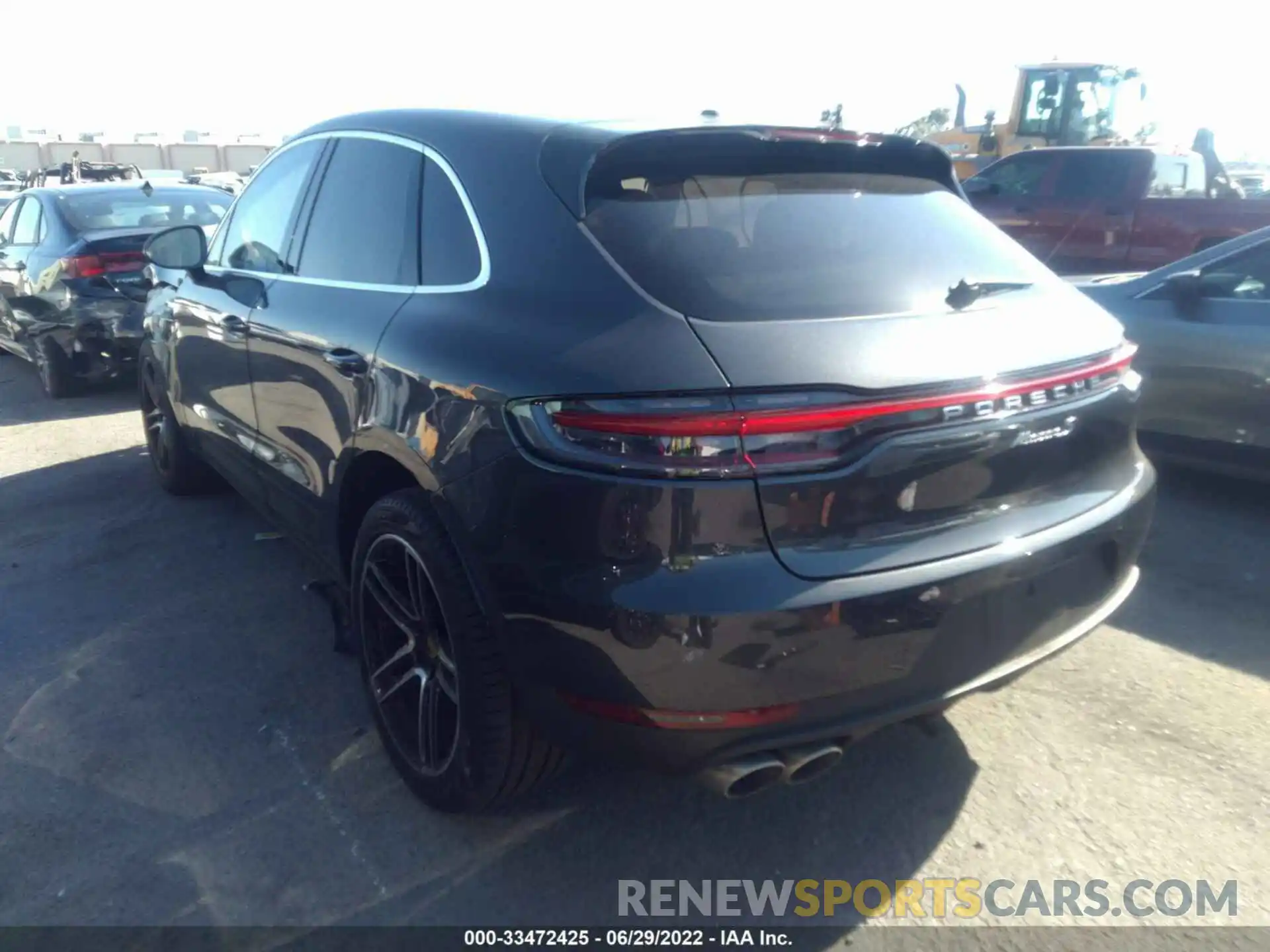 3 Photograph of a damaged car WP1AB2A58MLB37436 PORSCHE MACAN 2021