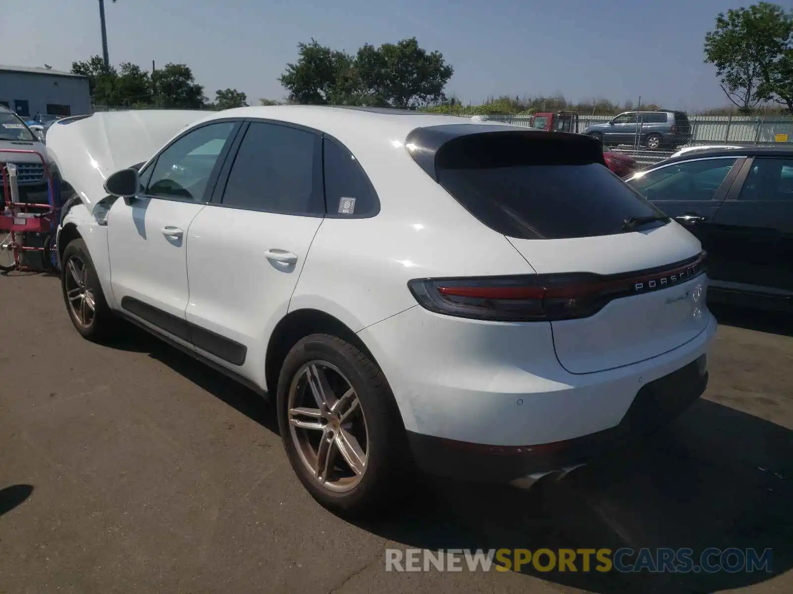 3 Photograph of a damaged car WP1AB2A59MLB31080 PORSCHE MACAN 2021