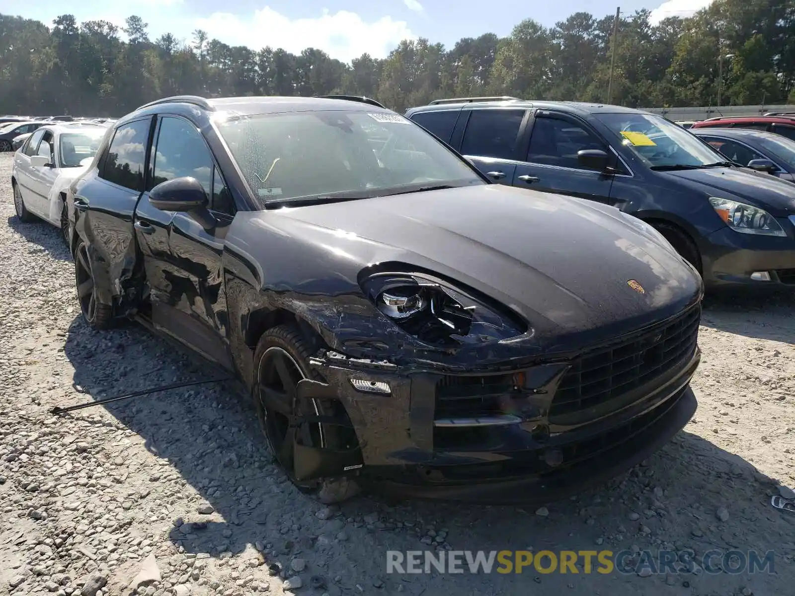 1 Photograph of a damaged car WP1AB2A59MLB31158 PORSCHE MACAN 2021