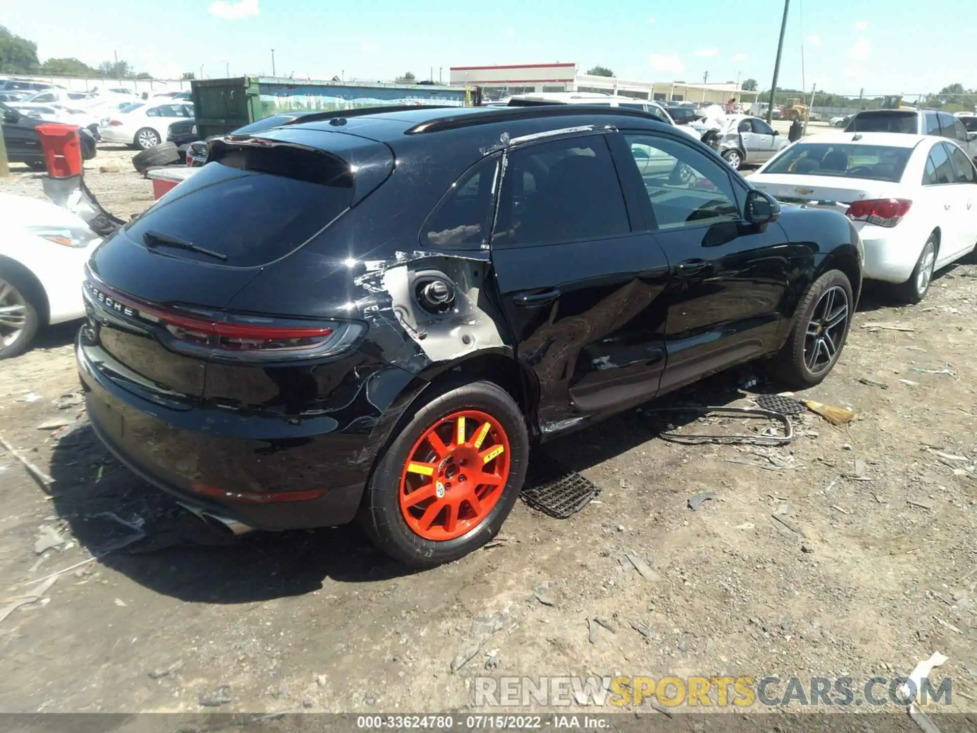 4 Photograph of a damaged car WP1AB2A59MLB33363 PORSCHE MACAN 2021