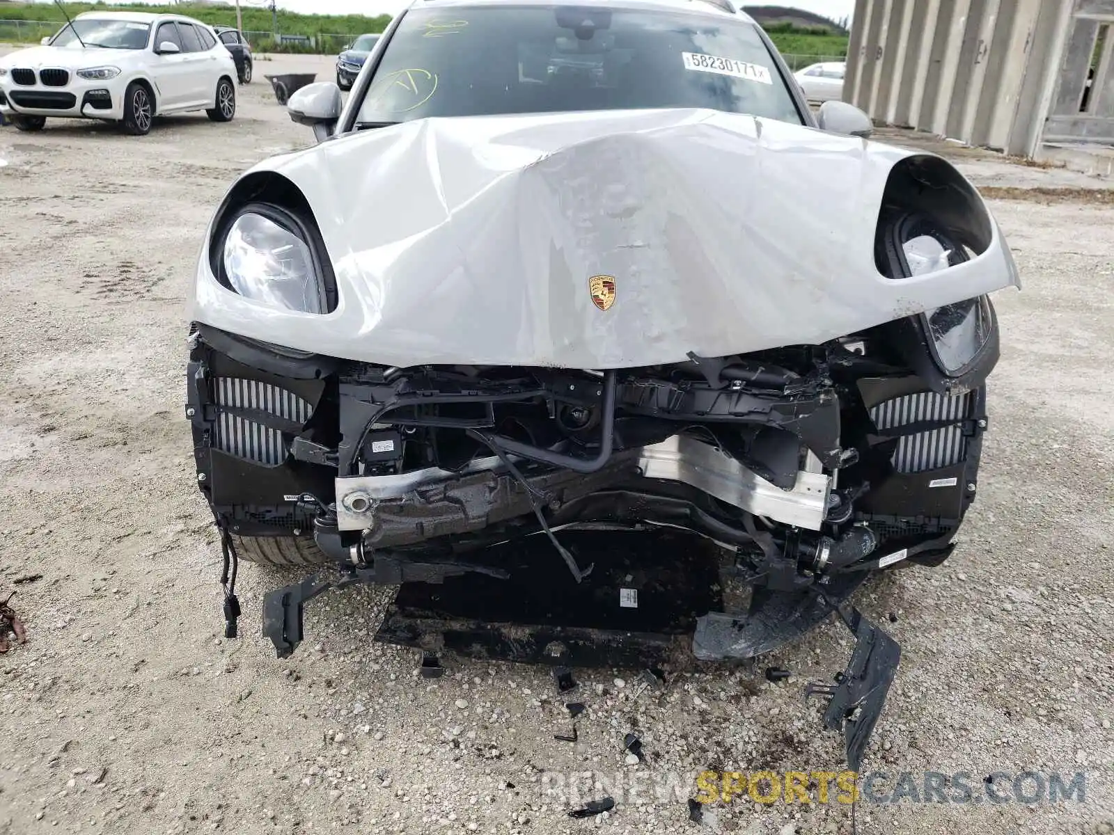 9 Photograph of a damaged car WP1AB2A5XMLB30455 PORSCHE MACAN 2021