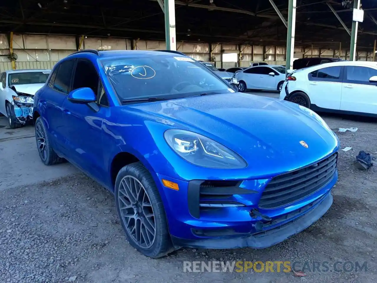 1 Photograph of a damaged car WP1AB2A5XMLB31525 PORSCHE MACAN 2021