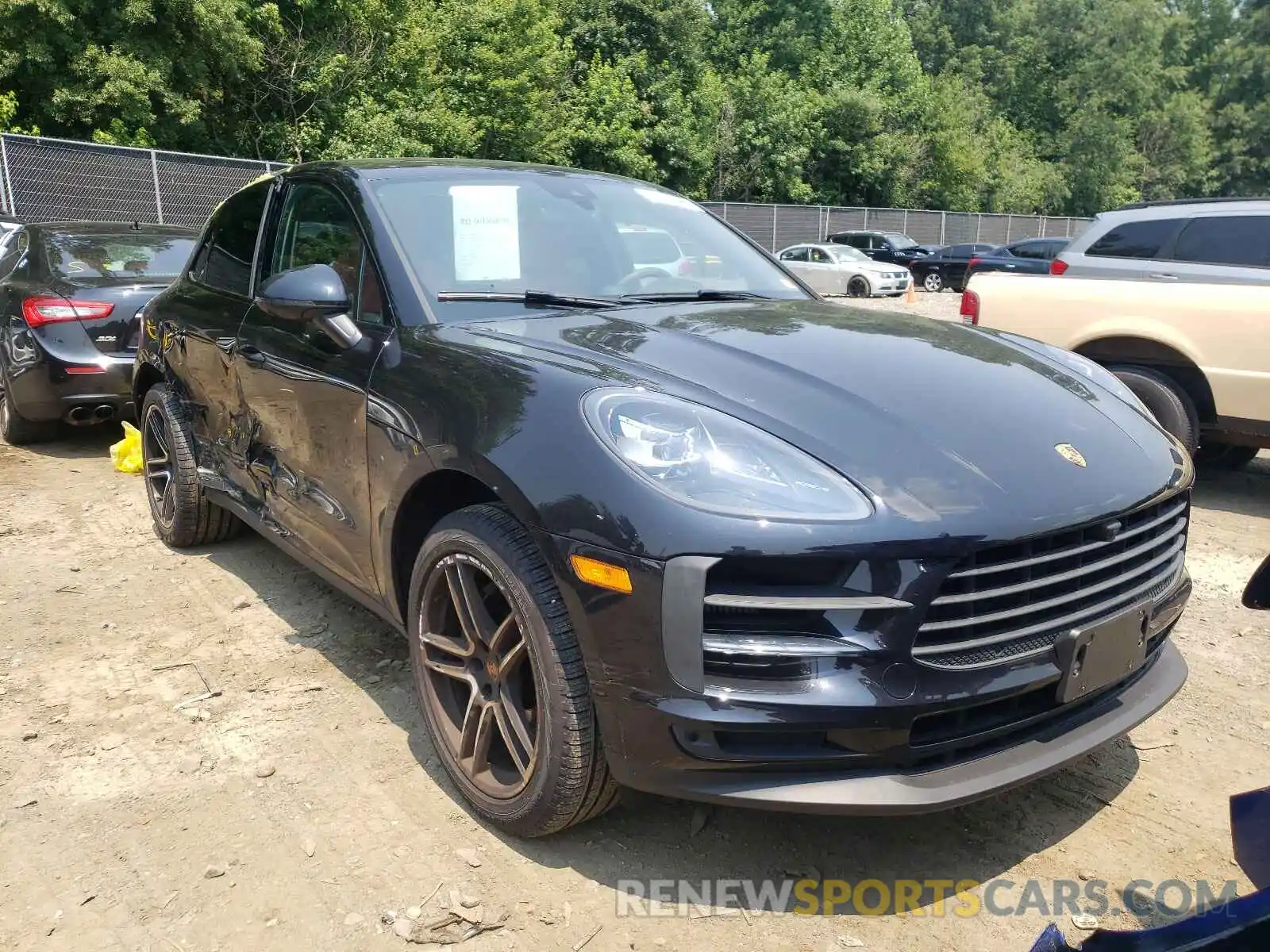 1 Photograph of a damaged car WP1AB2A5XMLB31573 PORSCHE MACAN 2021