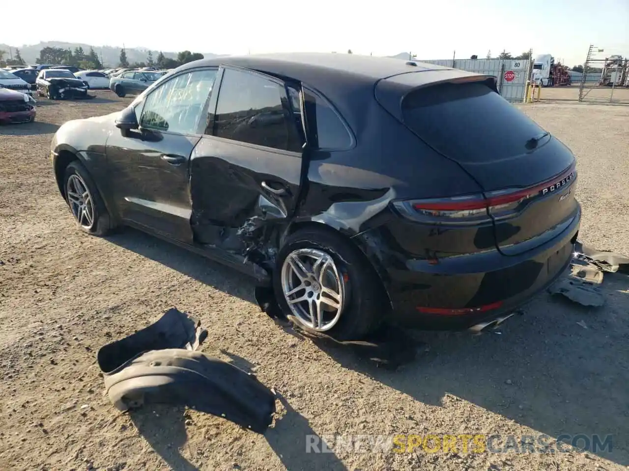 9 Photograph of a damaged car WP1AB2A5XMLB31783 PORSCHE MACAN 2021