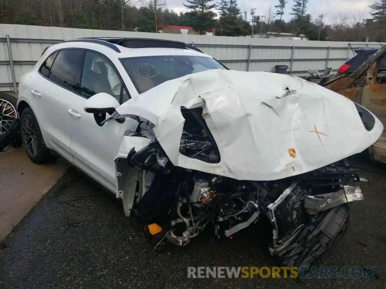 1 Photograph of a damaged car WP1AB2A5XMLB38037 PORSCHE MACAN 2021