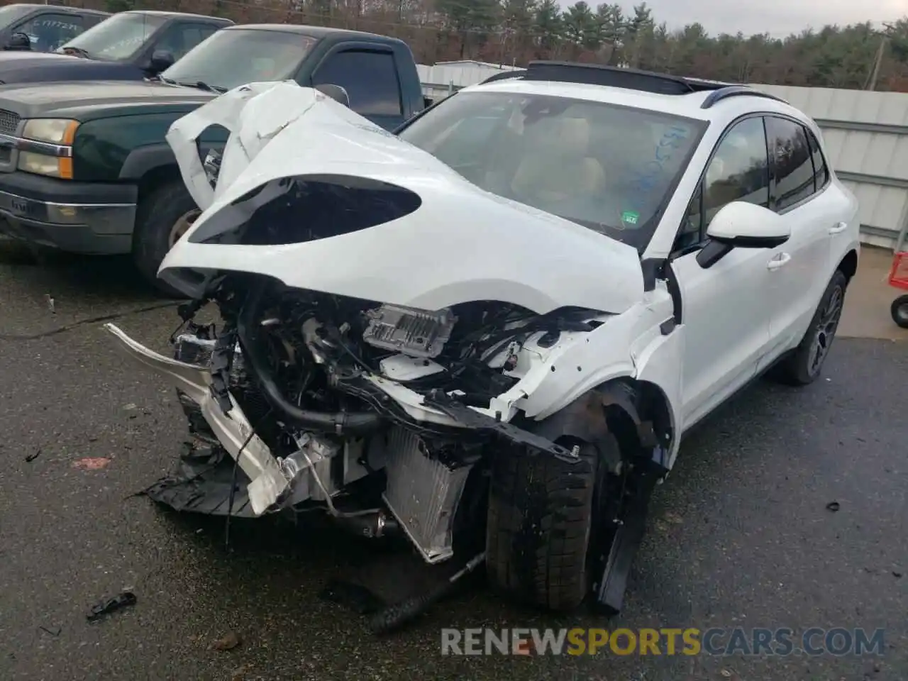 2 Photograph of a damaged car WP1AB2A5XMLB38037 PORSCHE MACAN 2021