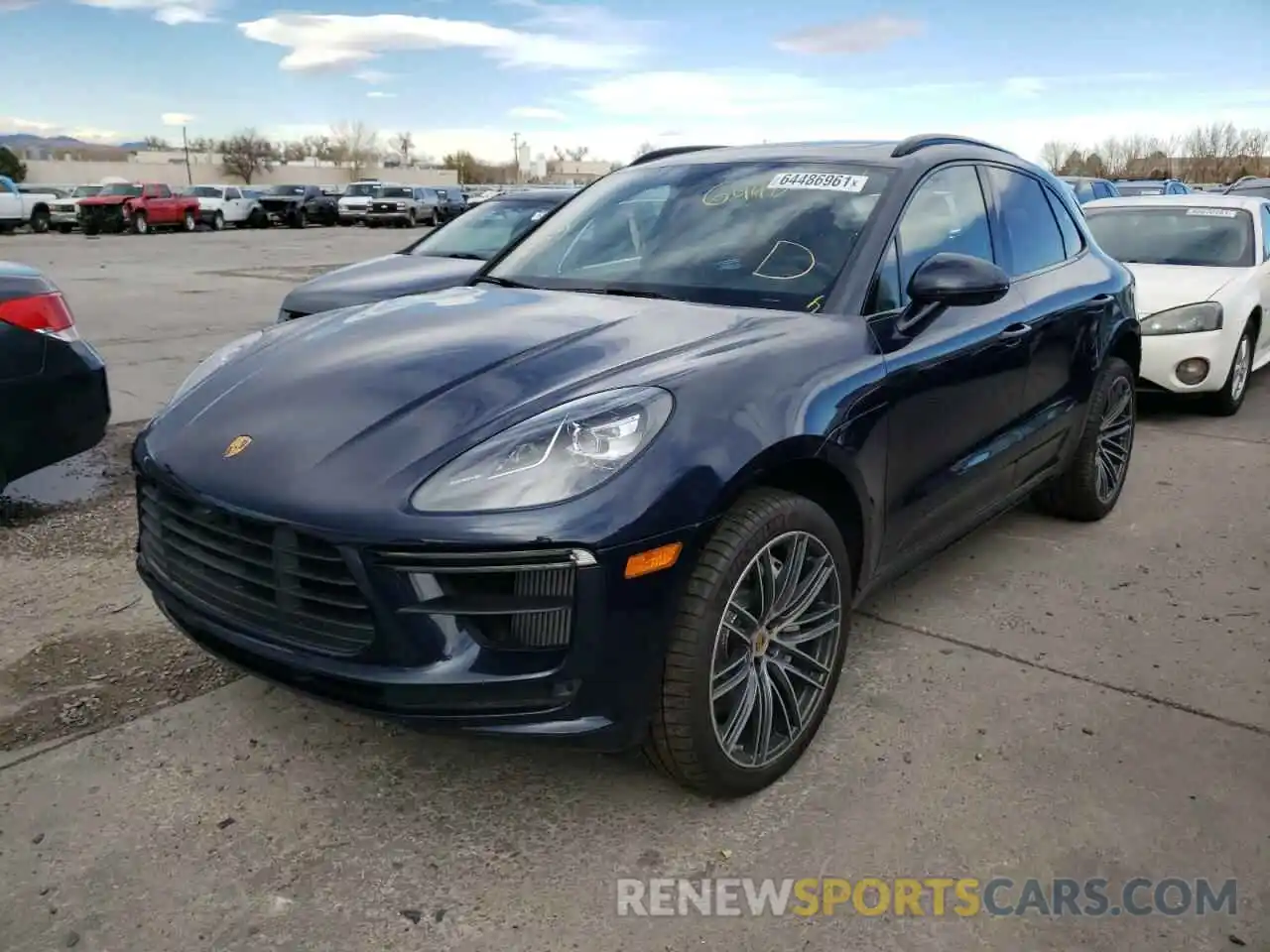 2 Photograph of a damaged car WP1AF2A50MLB60178 PORSCHE MACAN 2021