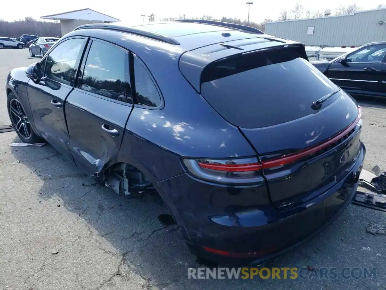 3 Photograph of a damaged car WP1AF2A59MLB60843 PORSCHE MACAN 2021