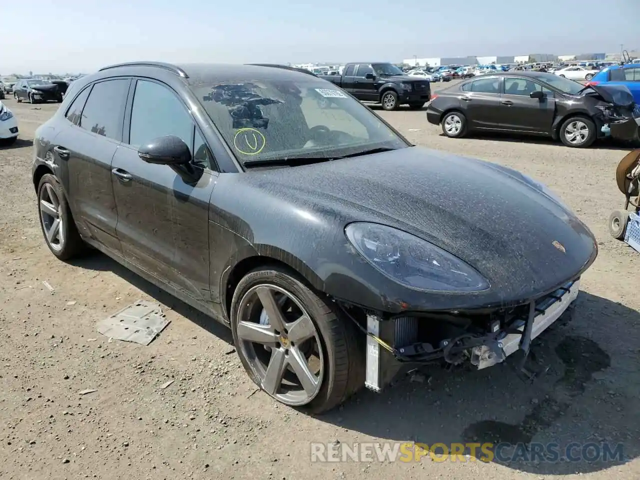 1 Фотография поврежденного автомобиля WP1AF2A59MLB60857 PORSCHE MACAN 2021