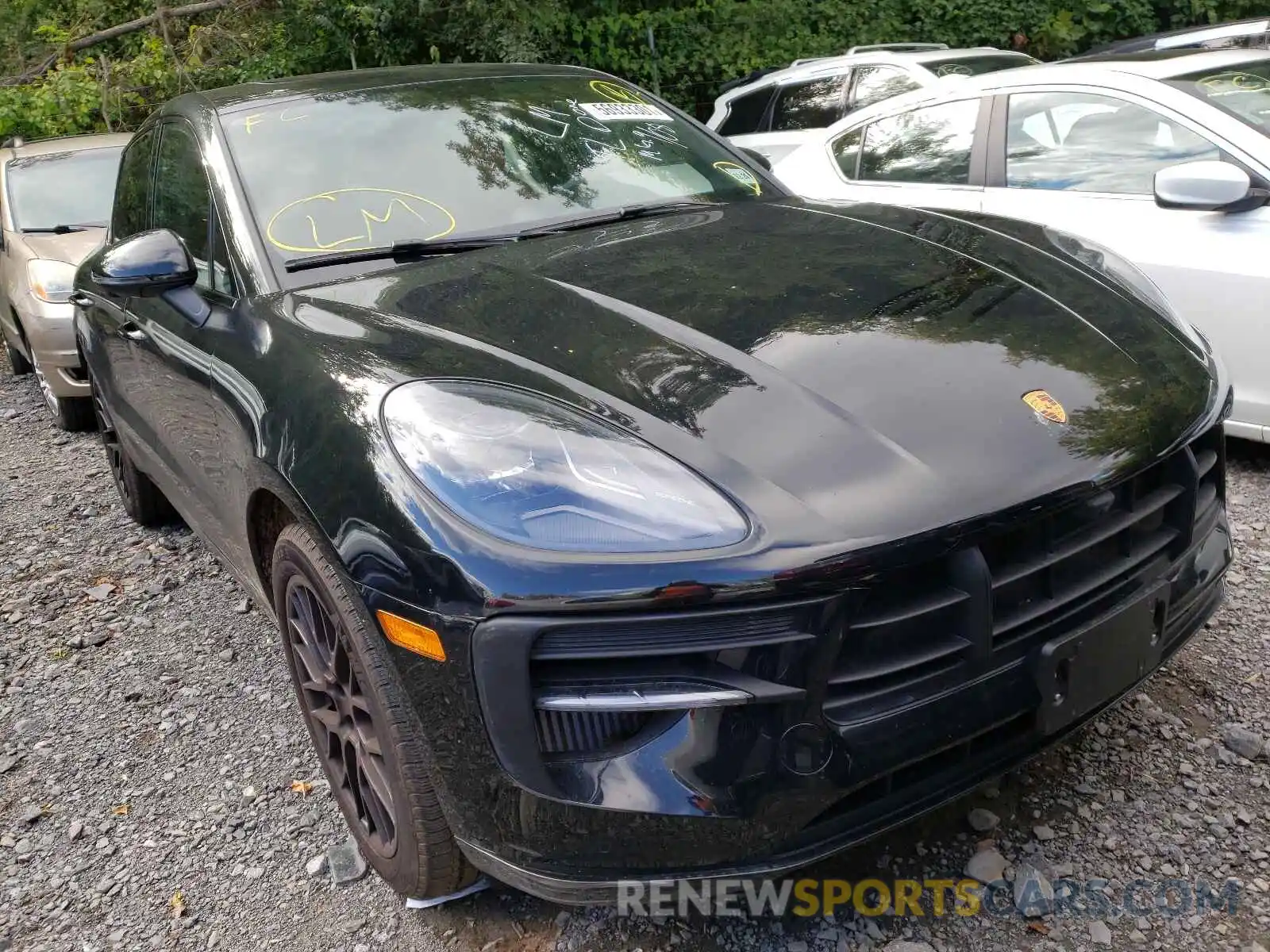 1 Photograph of a damaged car WP1AG2A50MLB50053 PORSCHE MACAN 2021