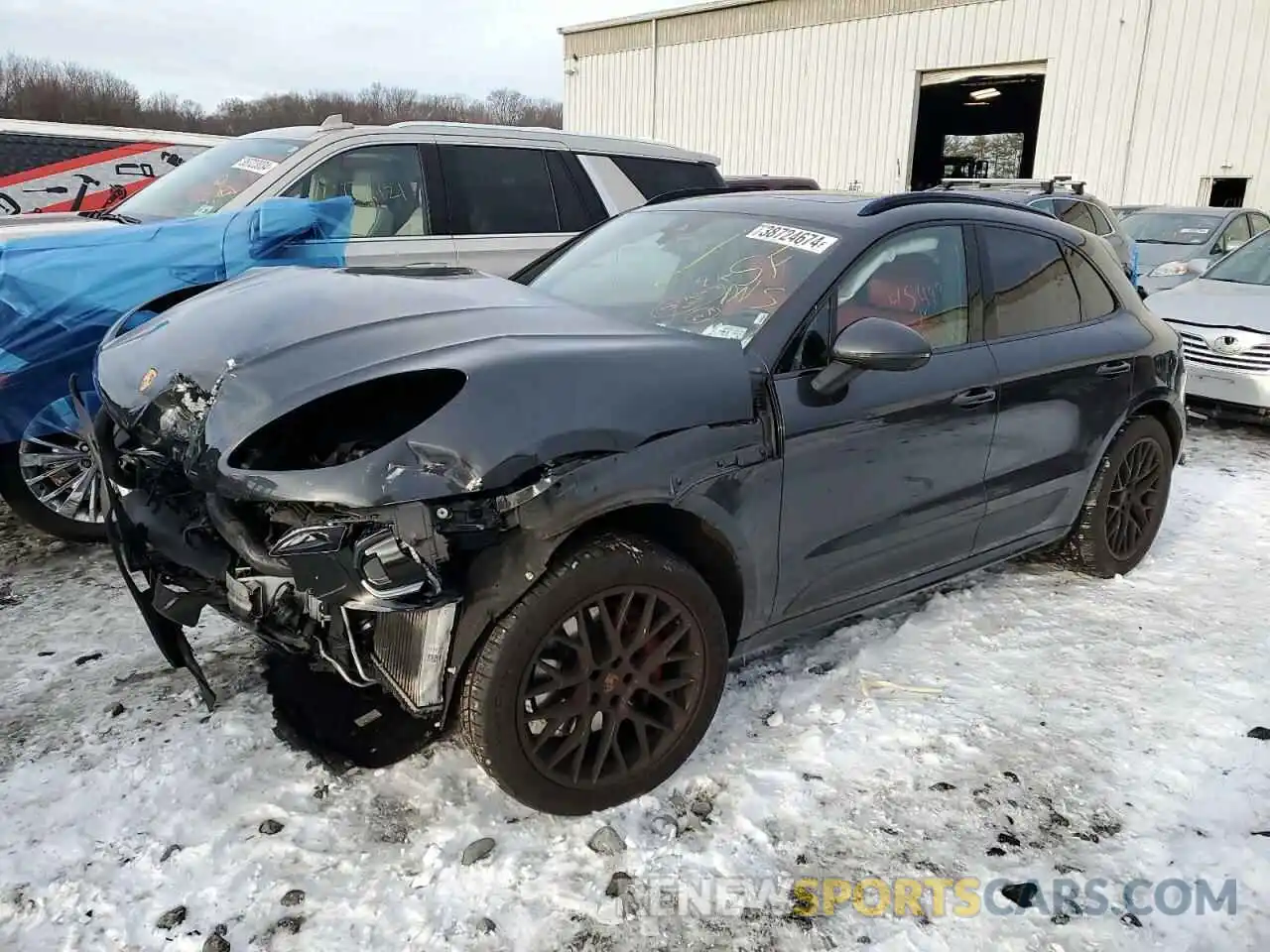 1 Photograph of a damaged car WP1AG2A50MLB50411 PORSCHE MACAN 2021