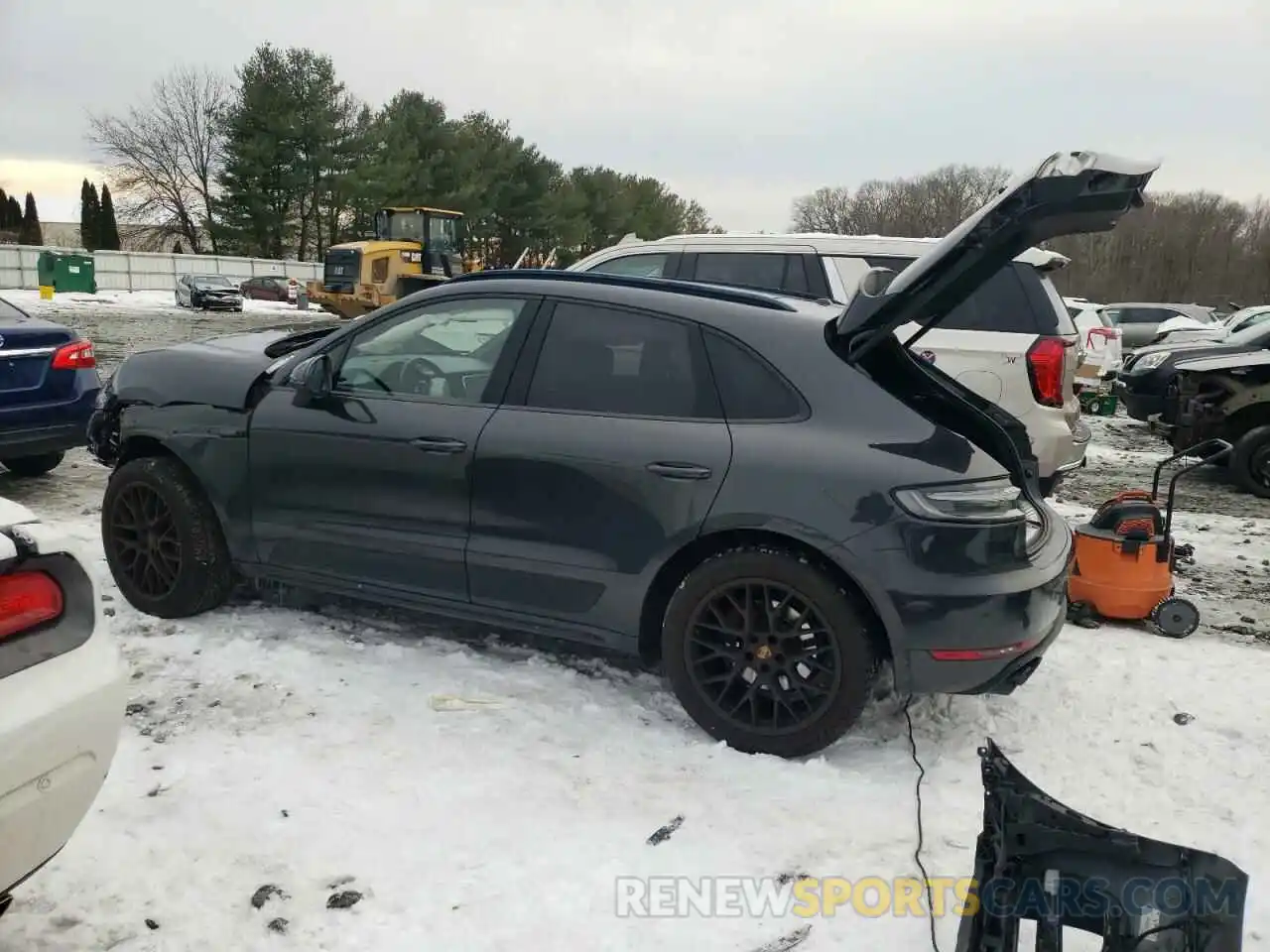 2 Photograph of a damaged car WP1AG2A50MLB50411 PORSCHE MACAN 2021