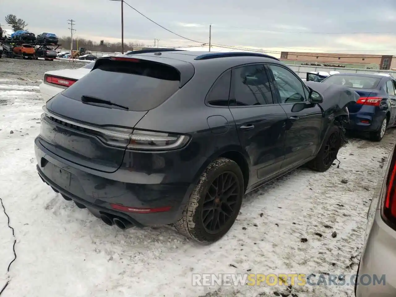 3 Photograph of a damaged car WP1AG2A50MLB50411 PORSCHE MACAN 2021