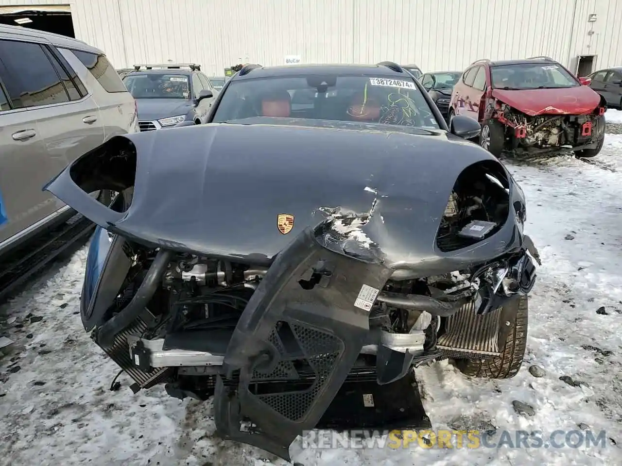 5 Photograph of a damaged car WP1AG2A50MLB50411 PORSCHE MACAN 2021