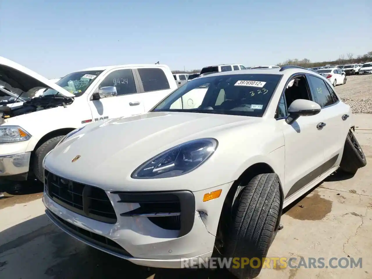 2 Photograph of a damaged car WP1AG2A50MLB51137 PORSCHE MACAN 2021