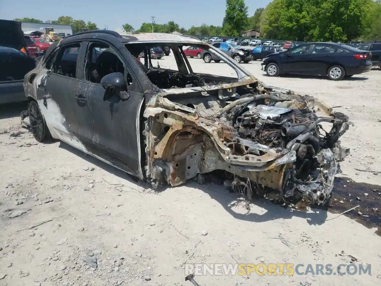 1 Photograph of a damaged car WP1AG2A51MLB51308 PORSCHE MACAN 2021