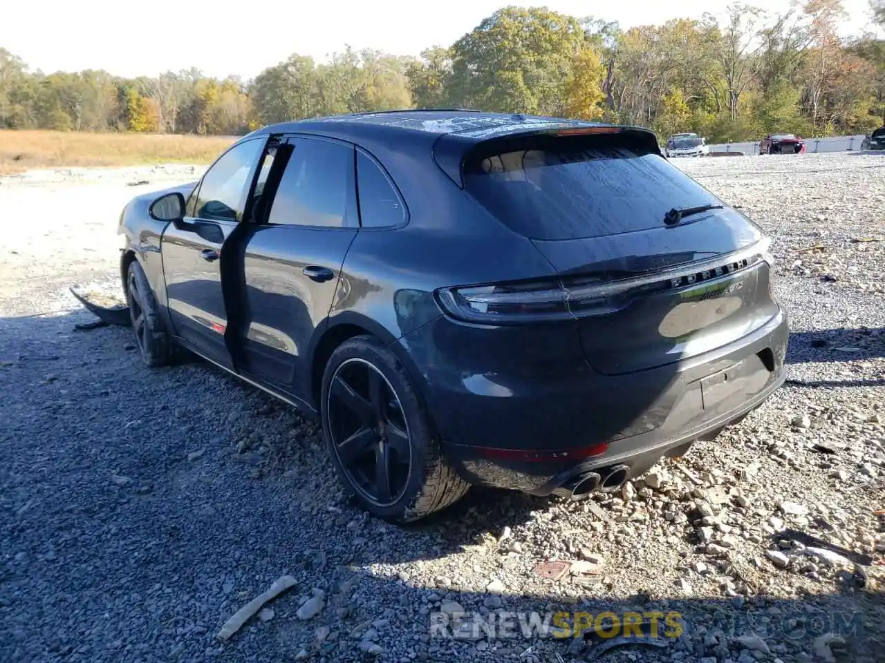 3 Photograph of a damaged car WP1AG2A51MLB52670 PORSCHE MACAN 2021