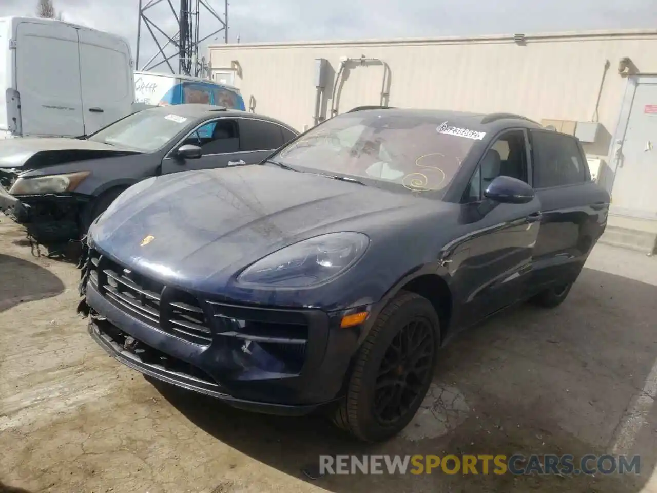 2 Фотография поврежденного автомобиля WP1AG2A51MLB53835 PORSCHE MACAN 2021