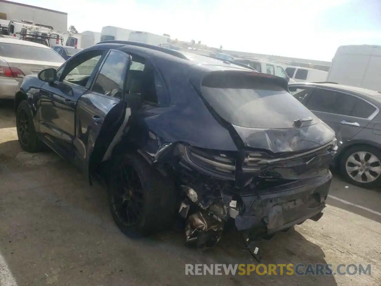 3 Photograph of a damaged car WP1AG2A51MLB53835 PORSCHE MACAN 2021