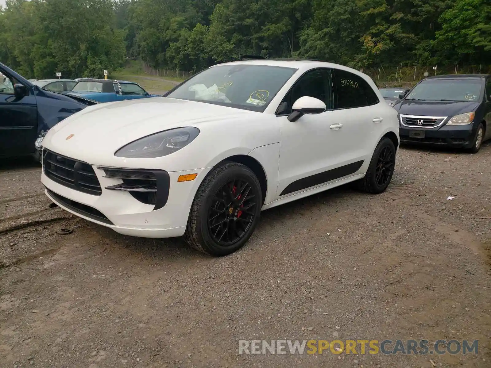 2 Photograph of a damaged car WP1AG2A54MLB50170 PORSCHE MACAN 2021