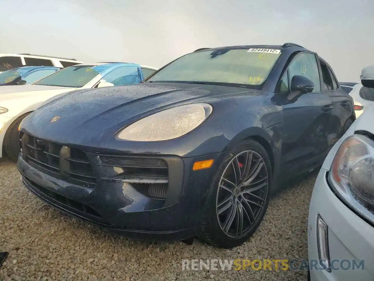 2 Photograph of a damaged car WP1AG2A54MLB50802 PORSCHE MACAN 2021