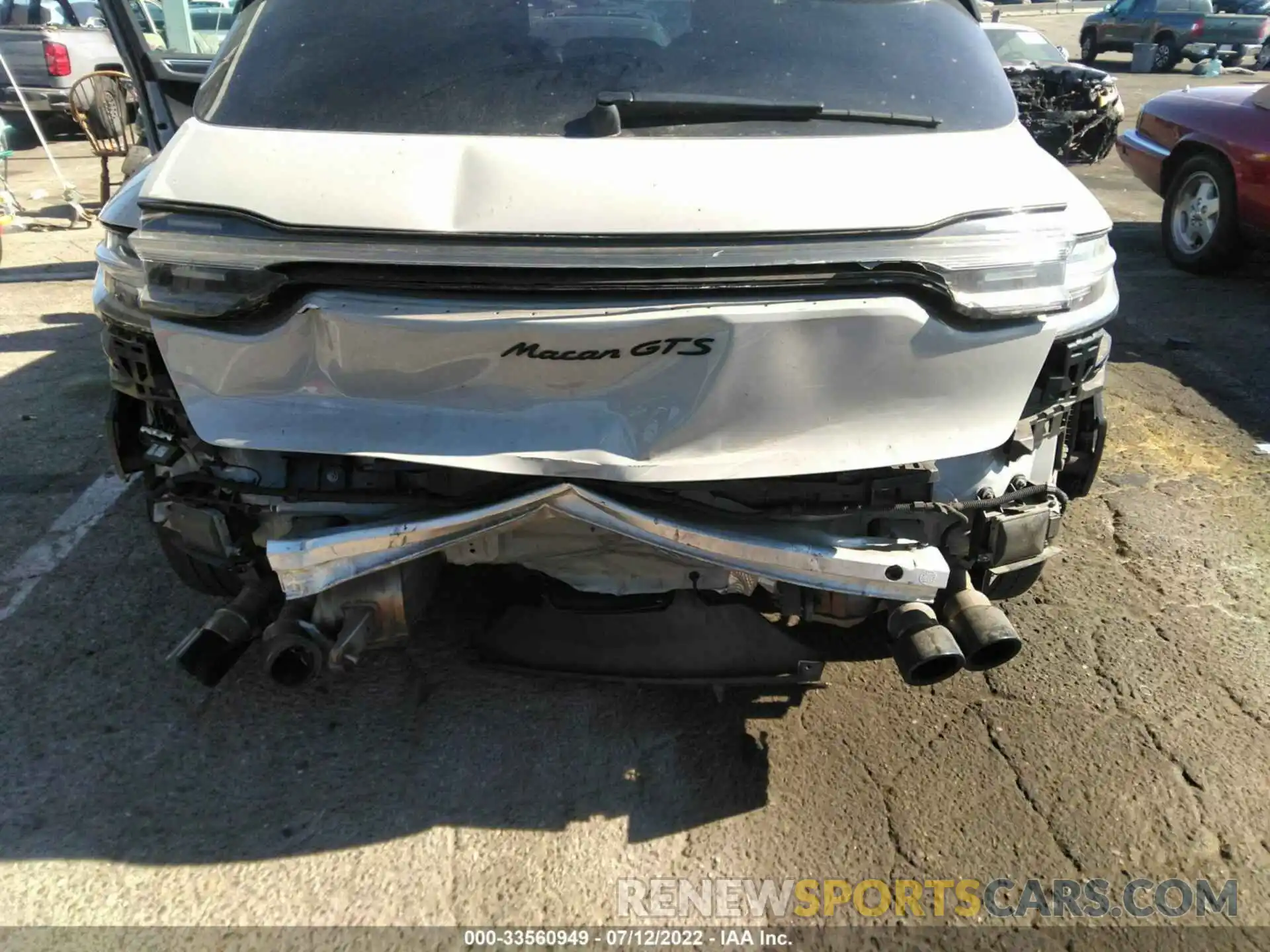 6 Photograph of a damaged car WP1AG2A54MLB51058 PORSCHE MACAN 2021