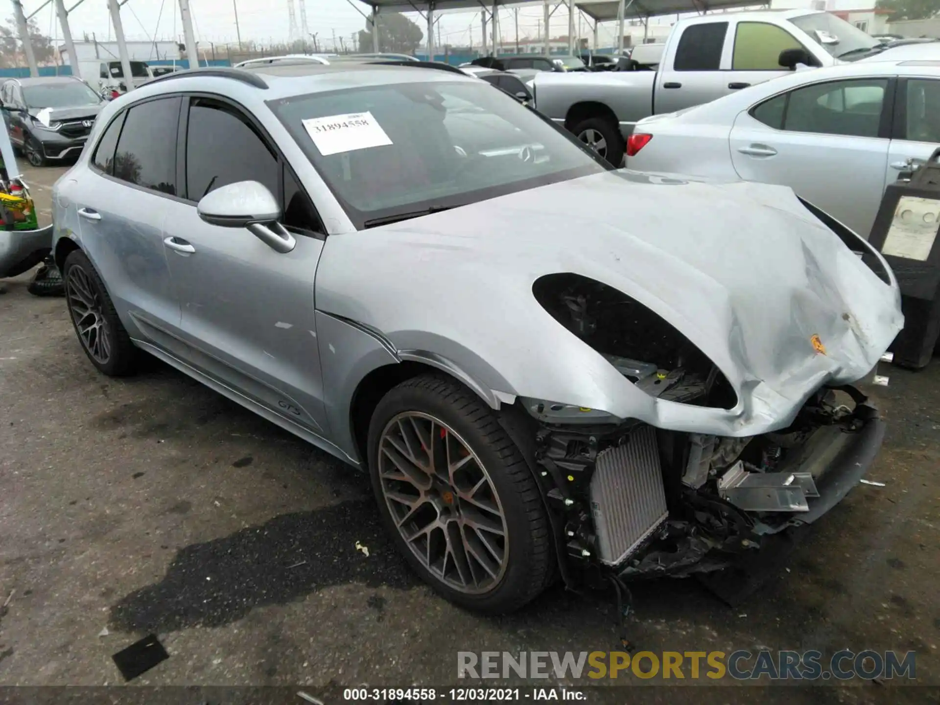 1 Photograph of a damaged car WP1AG2A55MLB50016 PORSCHE MACAN 2021