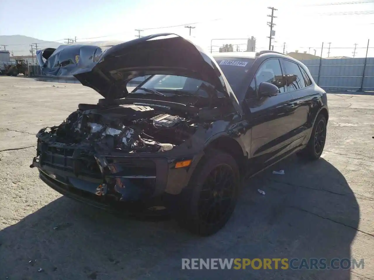 2 Photograph of a damaged car WP1AG2A55MLB50789 PORSCHE MACAN 2021